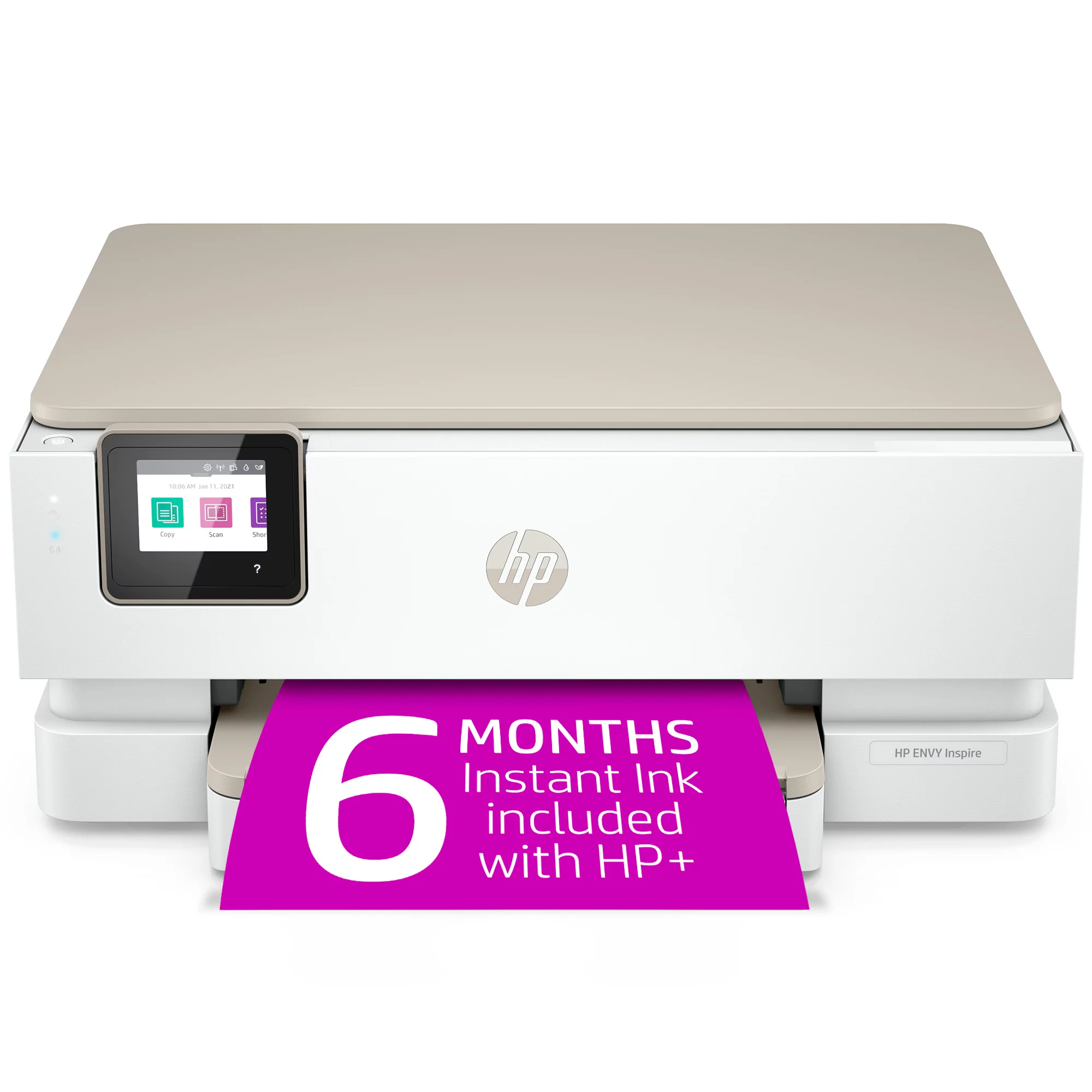 HP ENVY Inspire 7252e Wireless Color All-in-One Inkjet Printer with 6 months Instant Ink with HP+