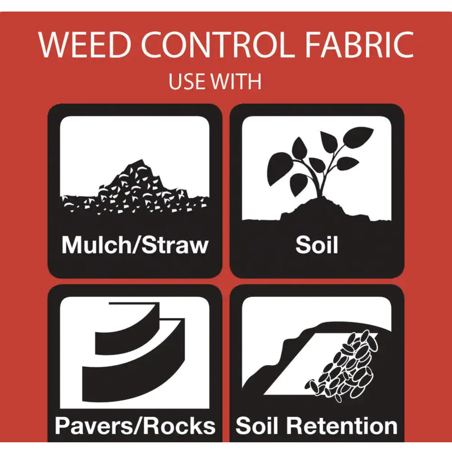 Southwest Boulder & Stone 6 ft. x 300 ft. of Heavy-Duty. Commercial Grade Weed Barrier