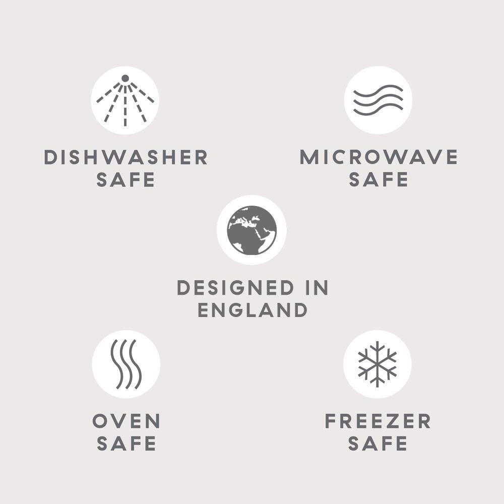 Denby Heritage Pavilion 3.8 qt. Round Cast Iron Casserole Dish In Blue With Lid