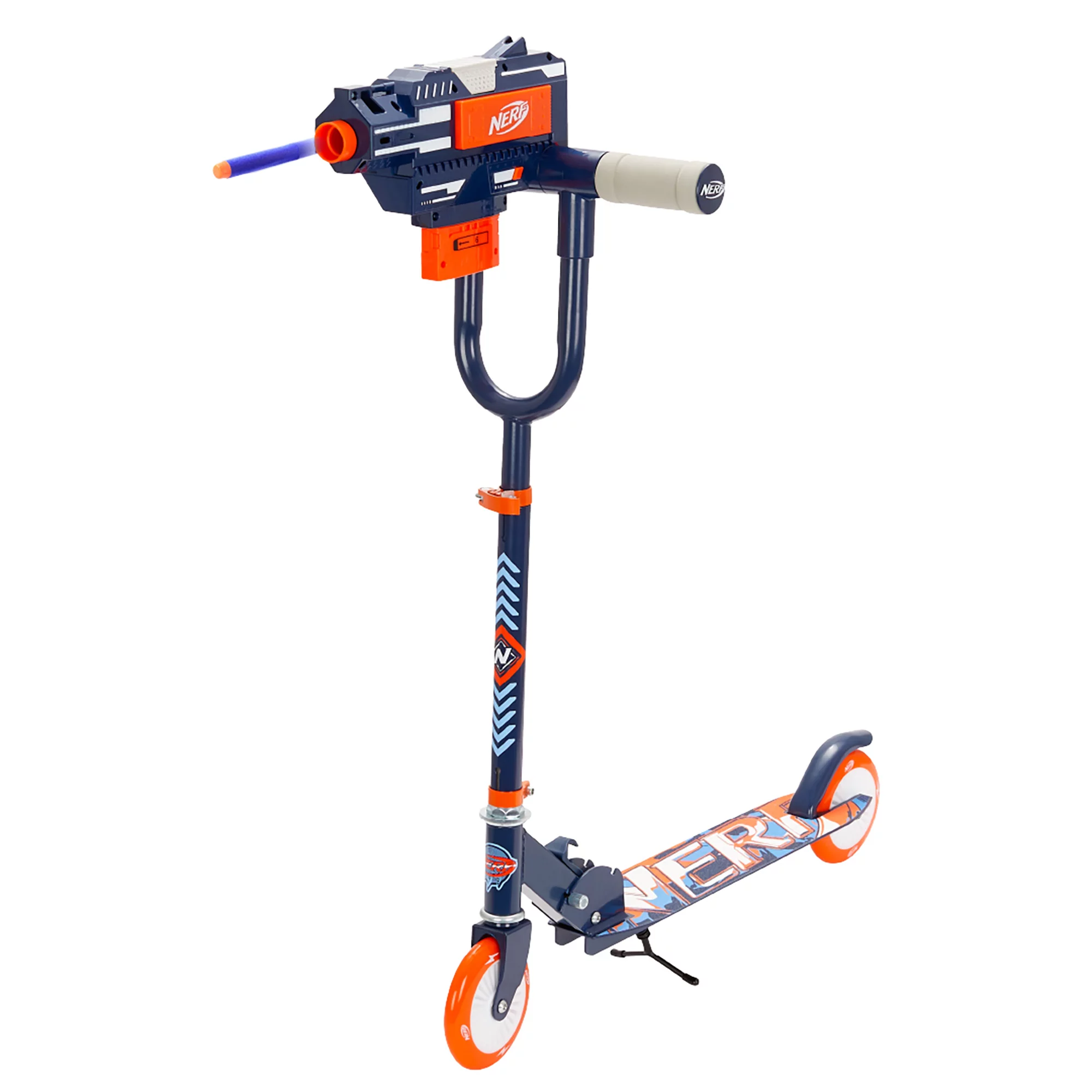 Nerf Blaster Scooter 2.0. Shoots Nerf Darts. 2 Wheels. Outdoor Fun. for Boys and Girls Ages 8+