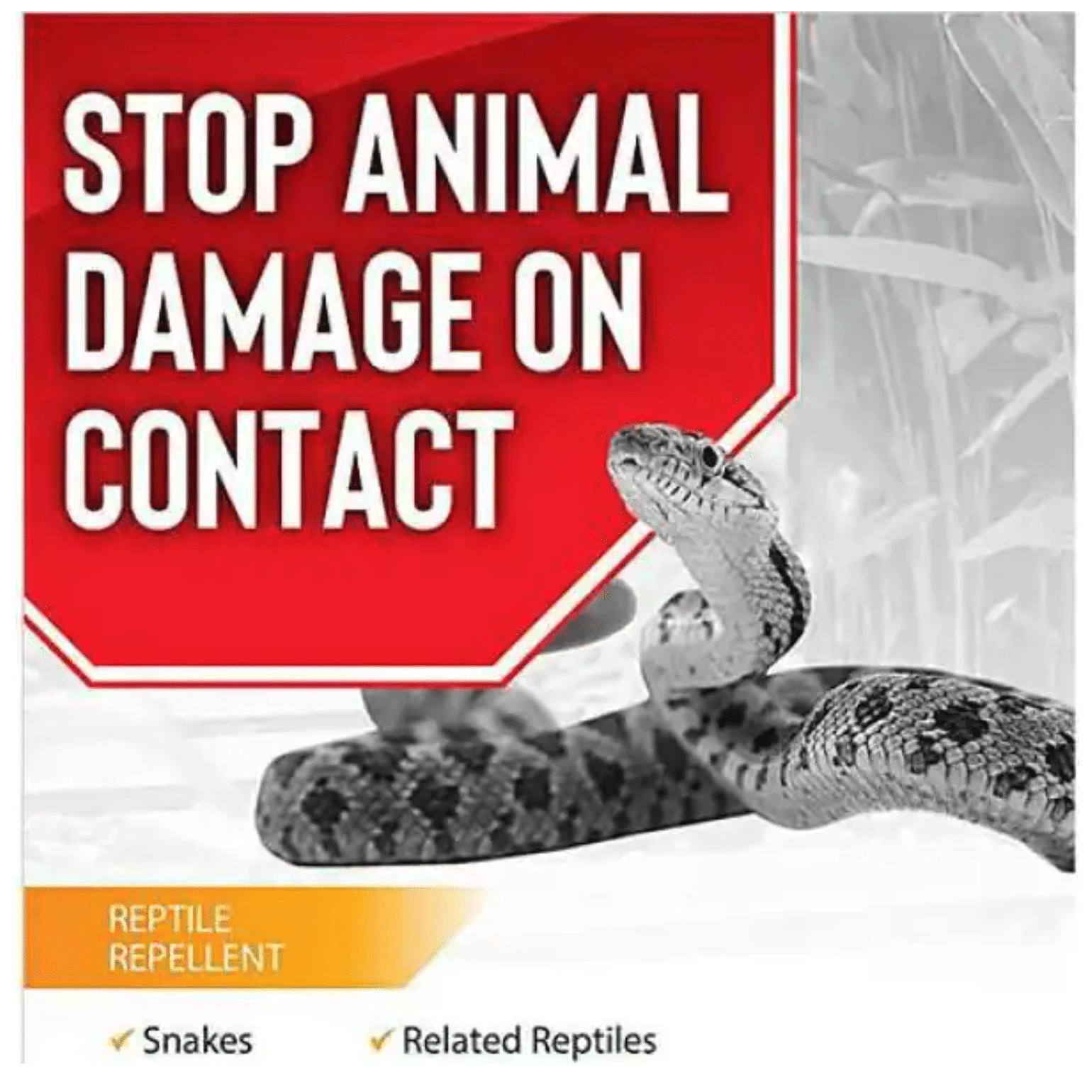 Animal Stoppers Reptile Stopper Animal Repellent. 40# Ready-to-Use Granular Bulk