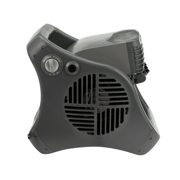 Lasko 15-Inch Pivoting Misto Outdoor Misting Fan. 7050. Black