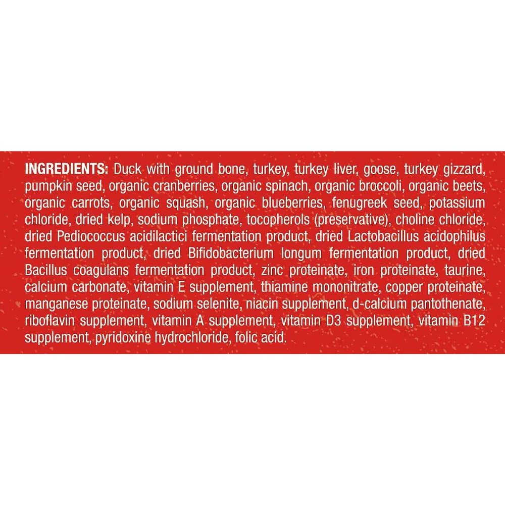 Stella & Chewy-s Duck Duck Goose Dinner Patties Freeze-Dried Raw Dog Food