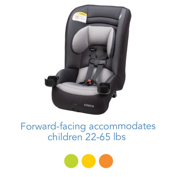 Cosco MightyFit LX Convertible Car Seat. Broadway