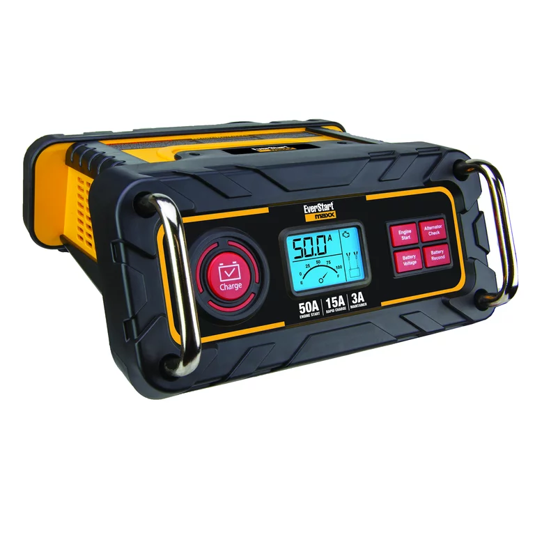 Everstart Maxx 15 Amp Automotive Battery Charger with 50 Amp Patented Engine Start (BC50BE)