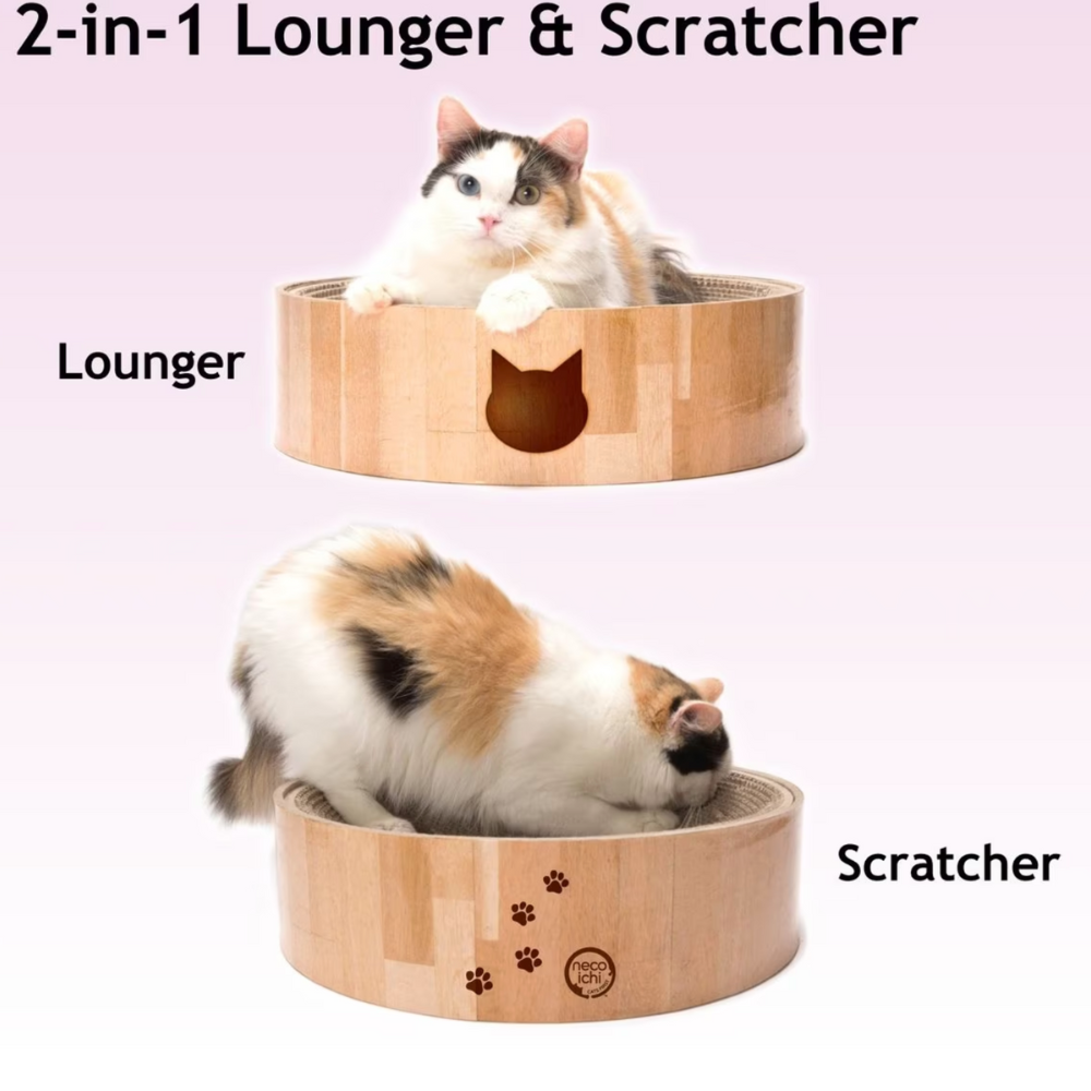 Necoichi Cozy Cat Scratcher Bowl Toy. Large