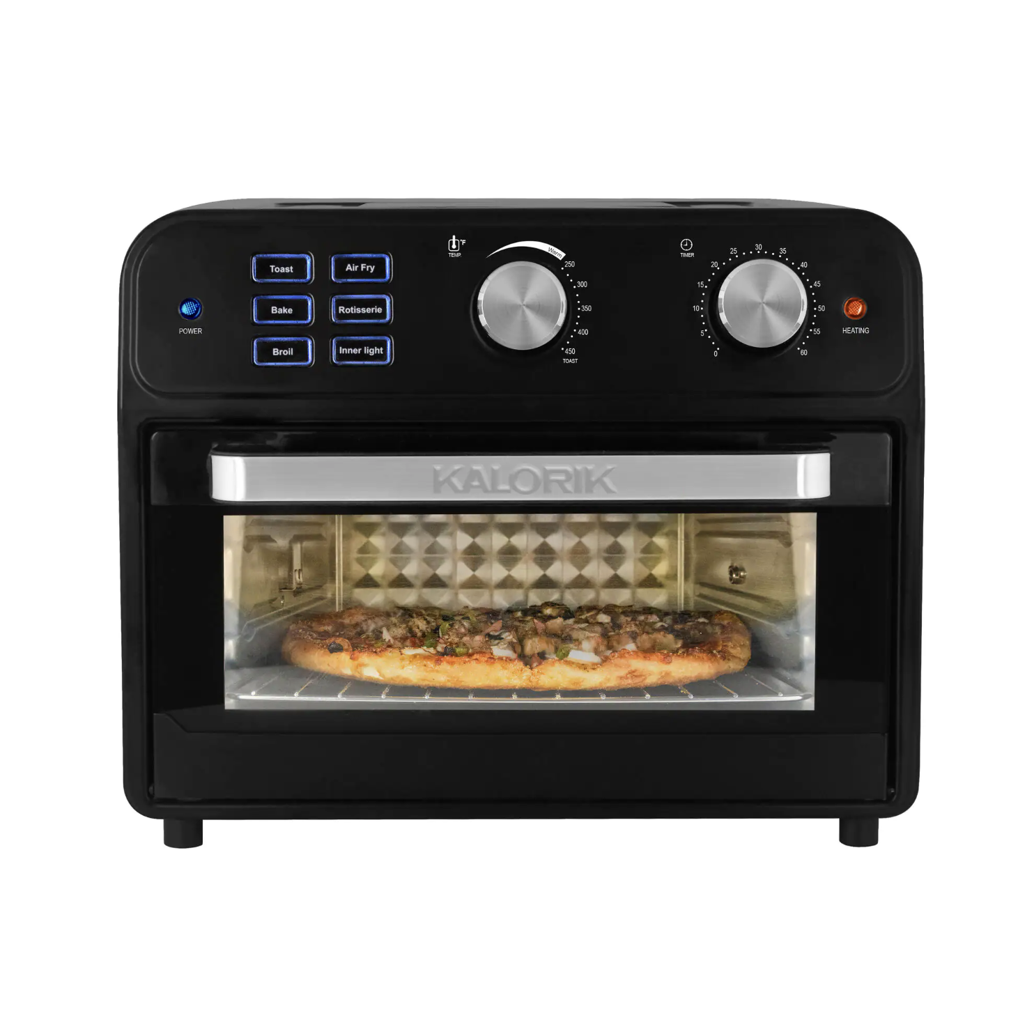 Kalorik 22 Qt. Black Digital Air Fryer Toaster Oven