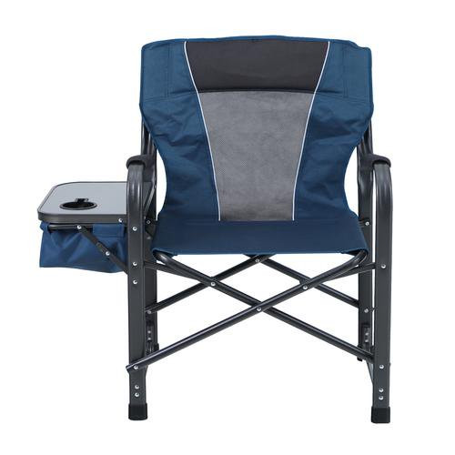 MF Studio Oversized Directors Foldable Camping Chair. with Cooler Bag & Side Table. Supports Up to 400LBS
