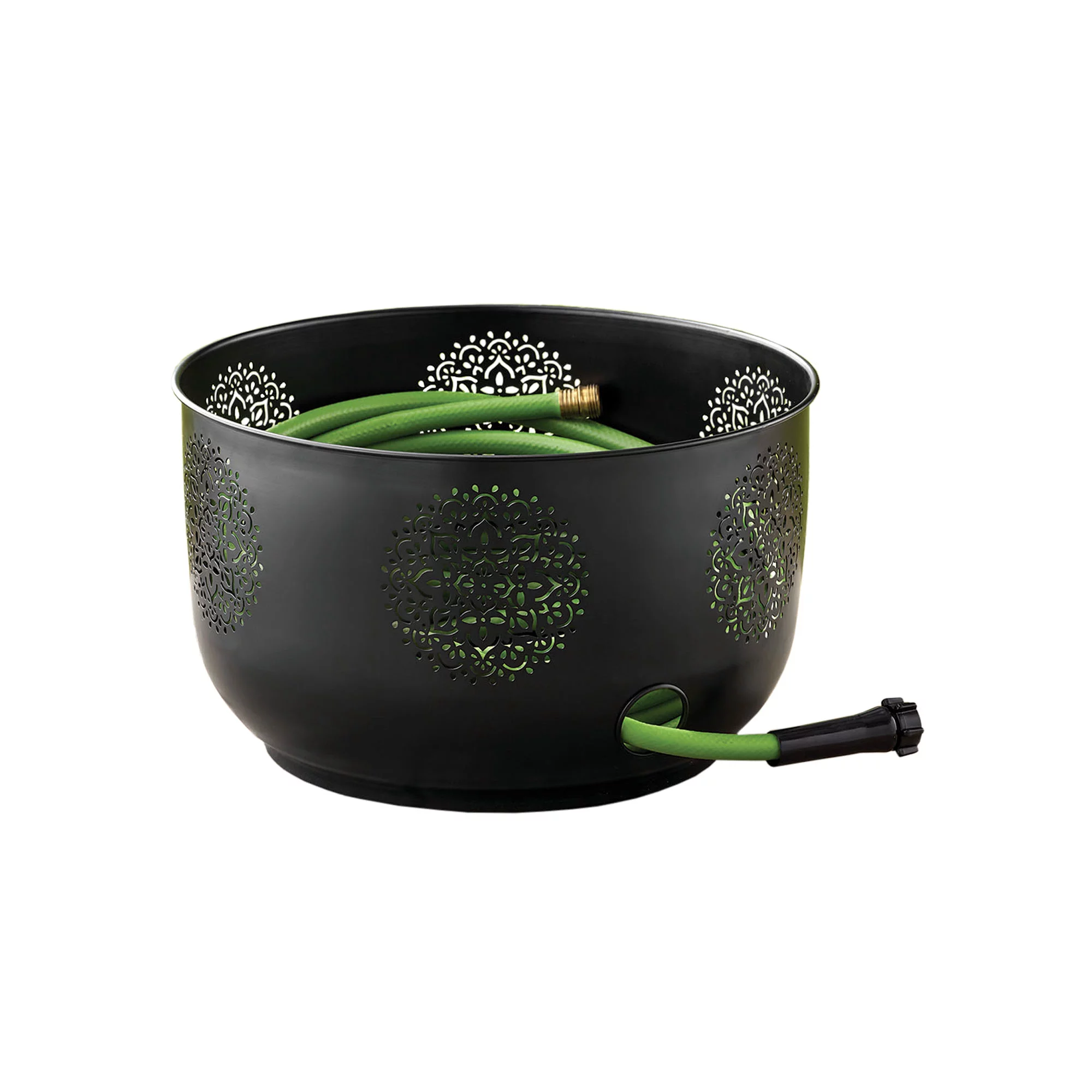 Better Homes and Gardens Bryani Black Metal Hose Holder