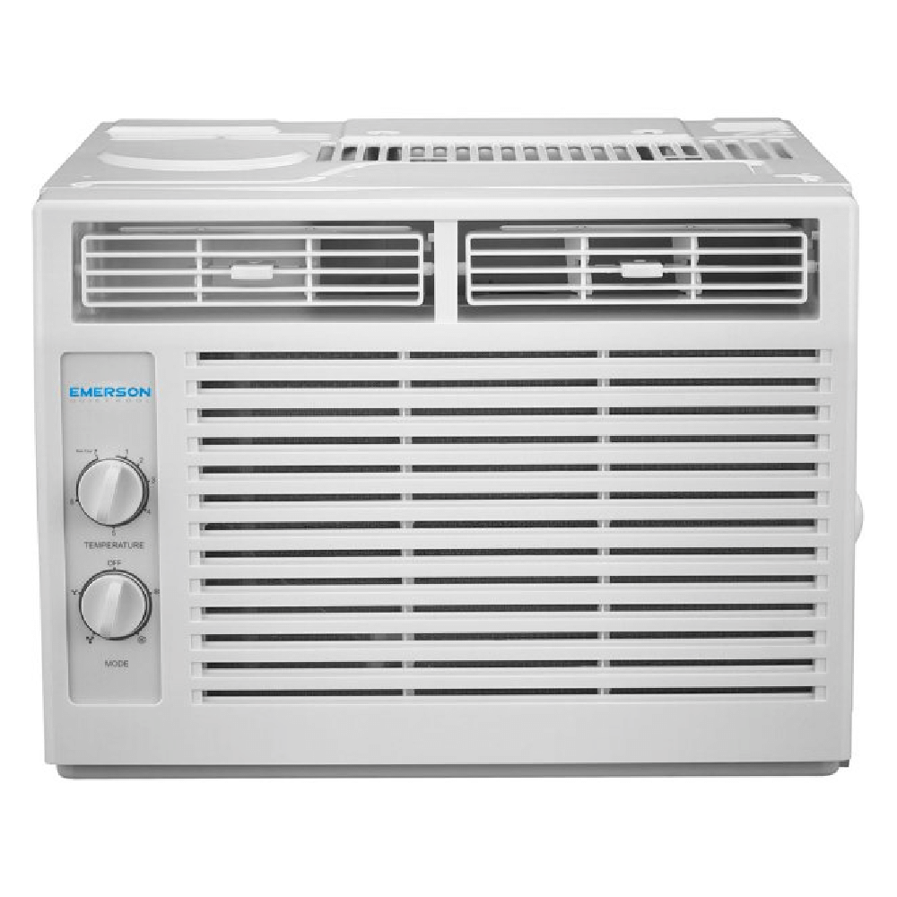 Emerson EARC5MD1 Quiet Kool 5.000 BTU 115V Window Air Conditioner with Mechanical Rotary Controls. Cools Rooms up to 150 Sq. Ft.