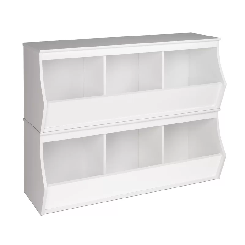 Harriet Bee Briyona Manufactured Wood Toy Organizer. White