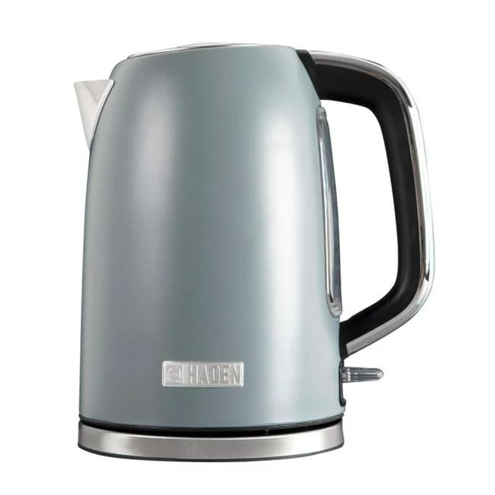 Haden Perth 1.7 Liter Stainless Steel Electric Kettle With Auto Shut-Off. Gray