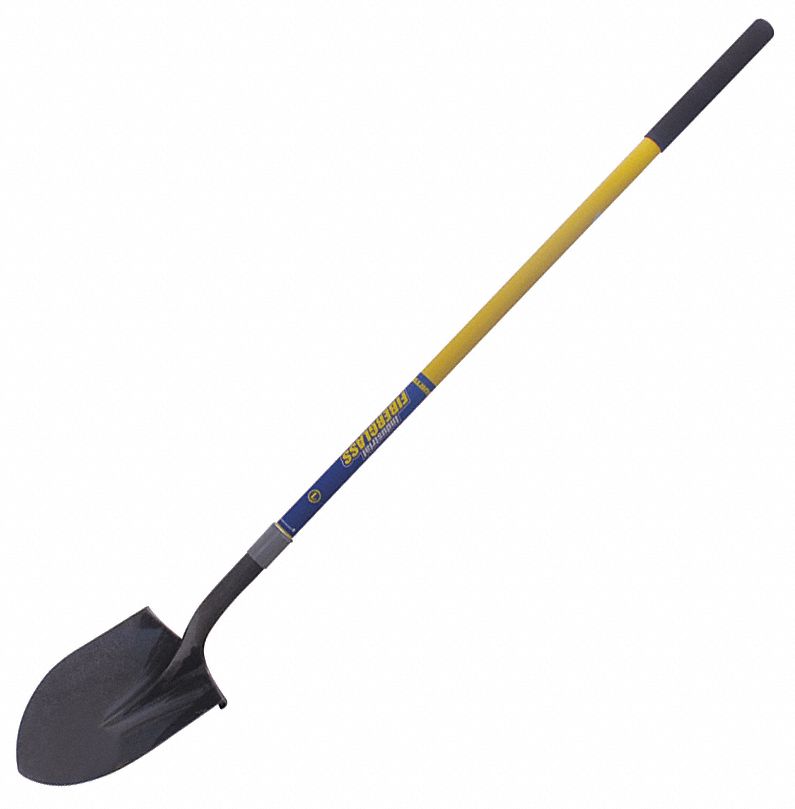 Surtek 130686 Round Shovel with Long Handle