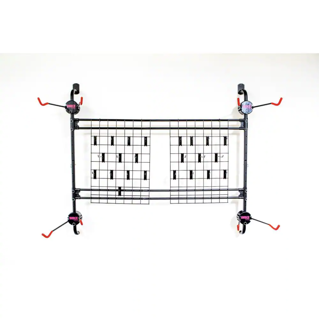Bike Tree Black 4-Bike Wall Mounted Garage Bike Rack