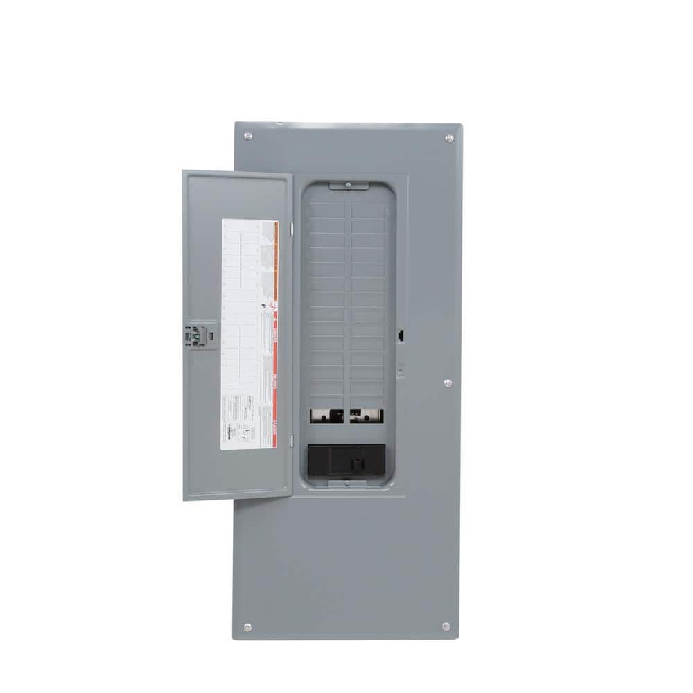 Square D Homeline 200 Amp 30-Space 60-Circuit Indoor Main Breaker Qwik-Grip Plug-On Neutral Load Center