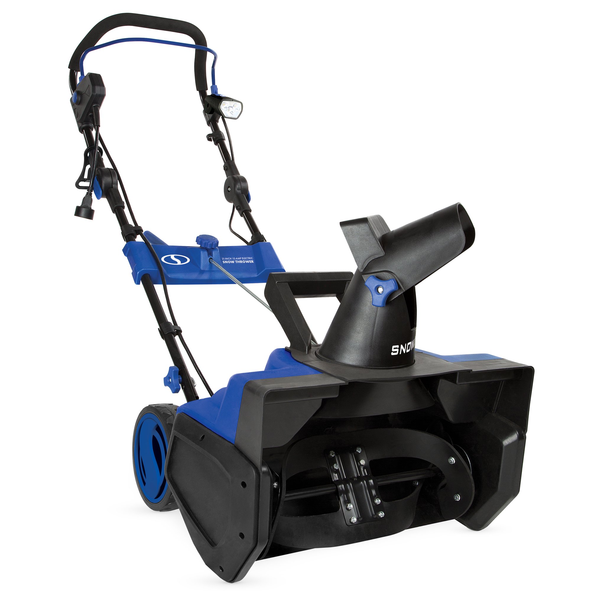 Electric Single-Stage Walk-Behind Snow Blower. 21-inch. 15-amp