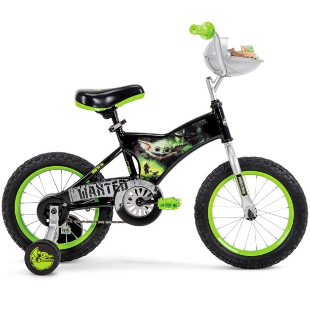 Huffy Star Wars Grogu 12-inch Bike For Boys. Black