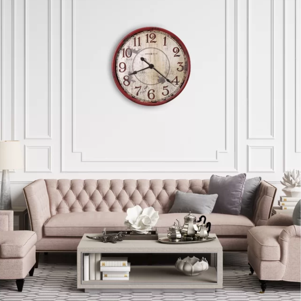 Howard Miller Back 40 Metal Wall Clock. 625598