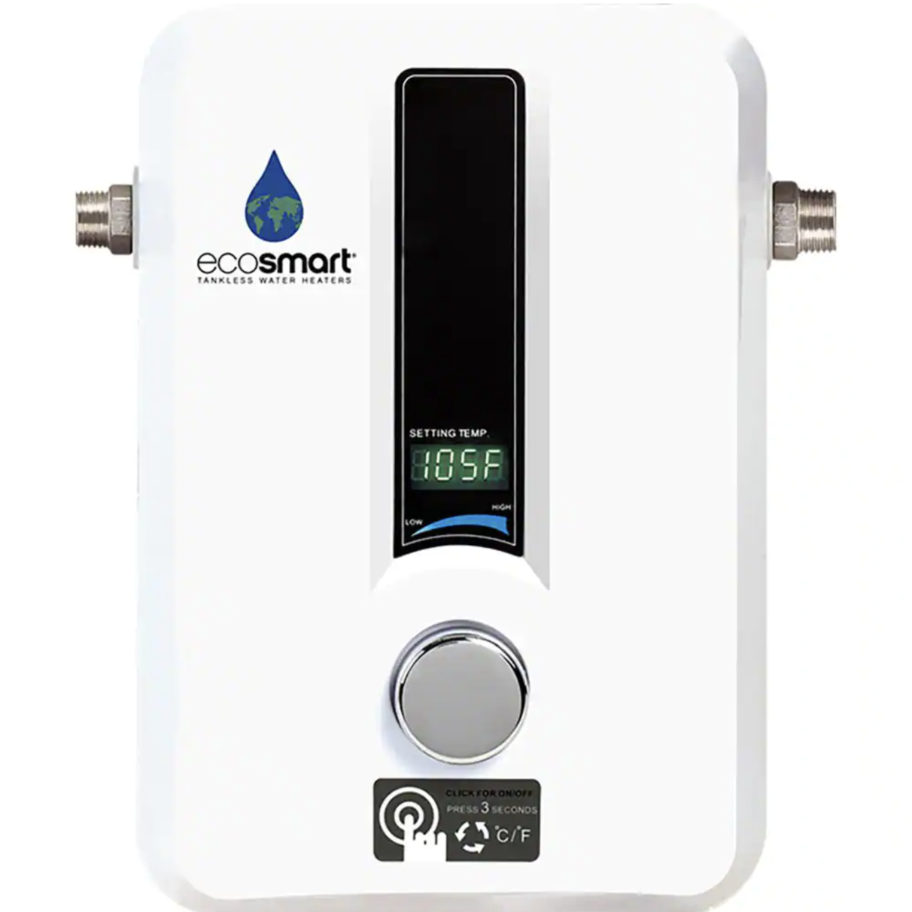 EcoSmart ECO 11 Tankless Electric Water Heater 13 kW 240 V