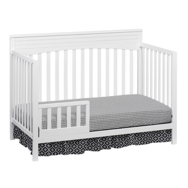 Oxford Baby Harper 4 in 1 Convertible Crib Snow White