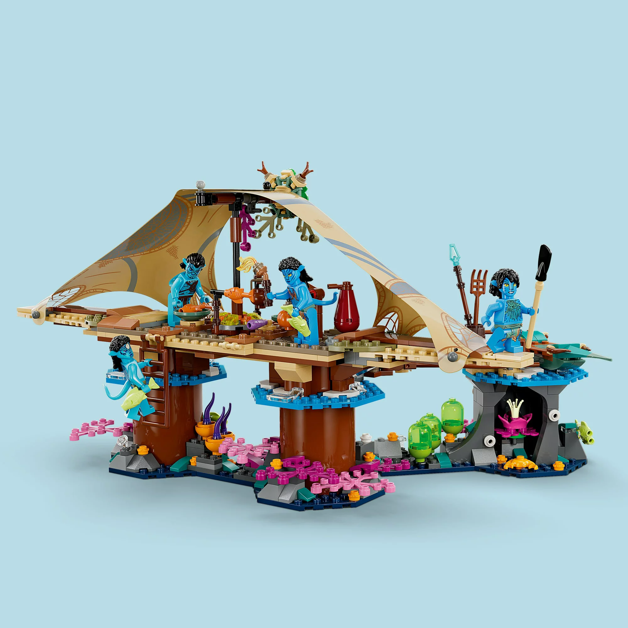 Lego Avatar: The Way of Water Metkayina Reef Home 75578 Building Toy Set (528 Pieces)