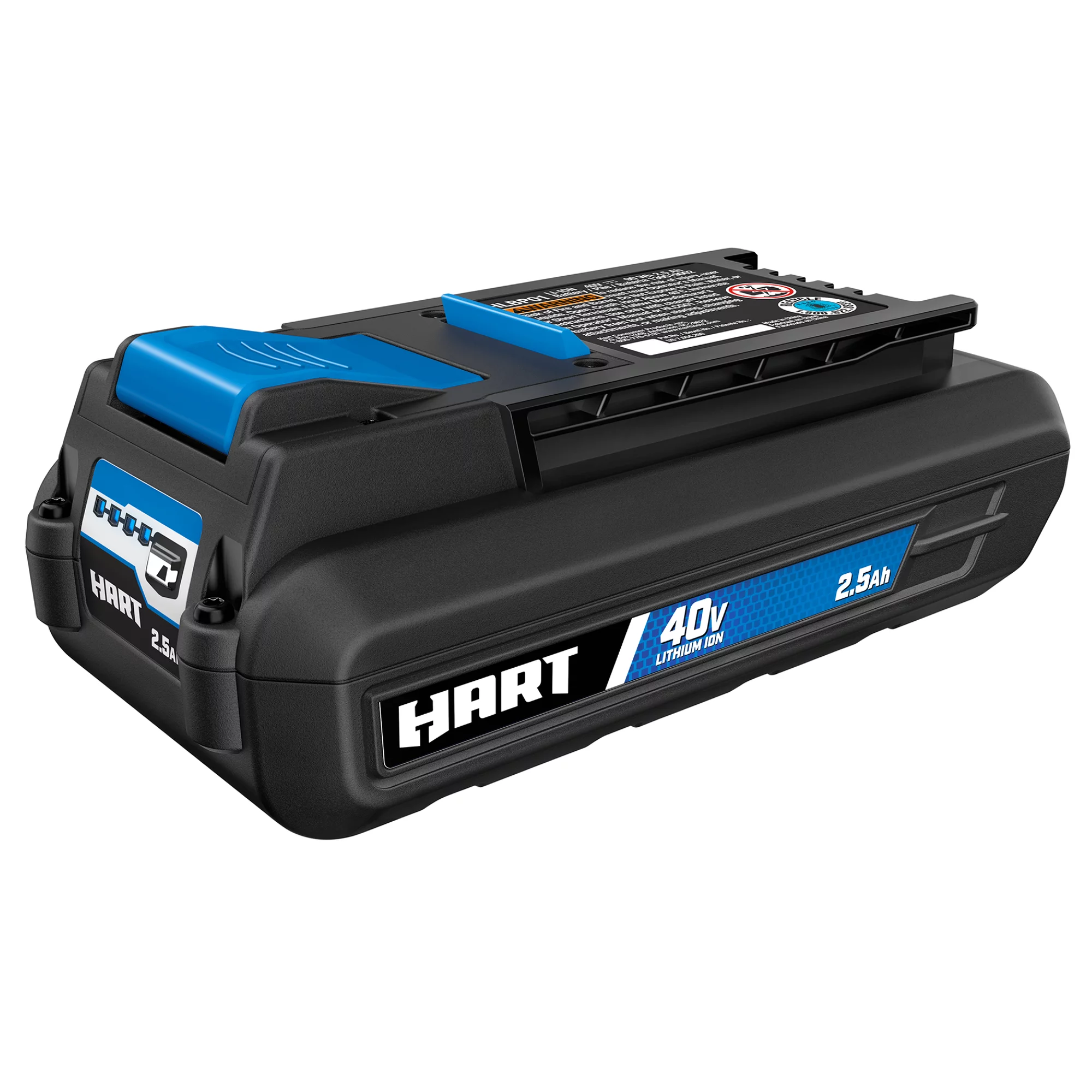 Hart 40 Volt 2.5Ah Battery Accessory. Lithium-Ion. On-Board Fuel Gauge