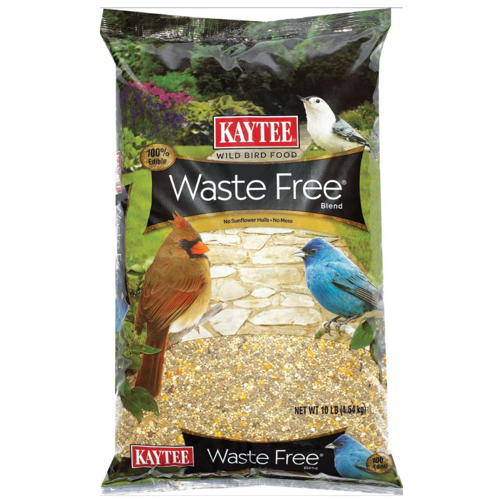 Kaytee Waste Free Blend Wild Bird Food. 10-lb bag. Bundle of 4