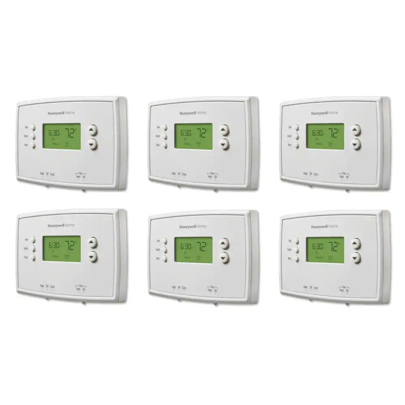 Honeywell Home 5-2 Day Programmable Thermostat with Digital Backlit Display (6-Pack)