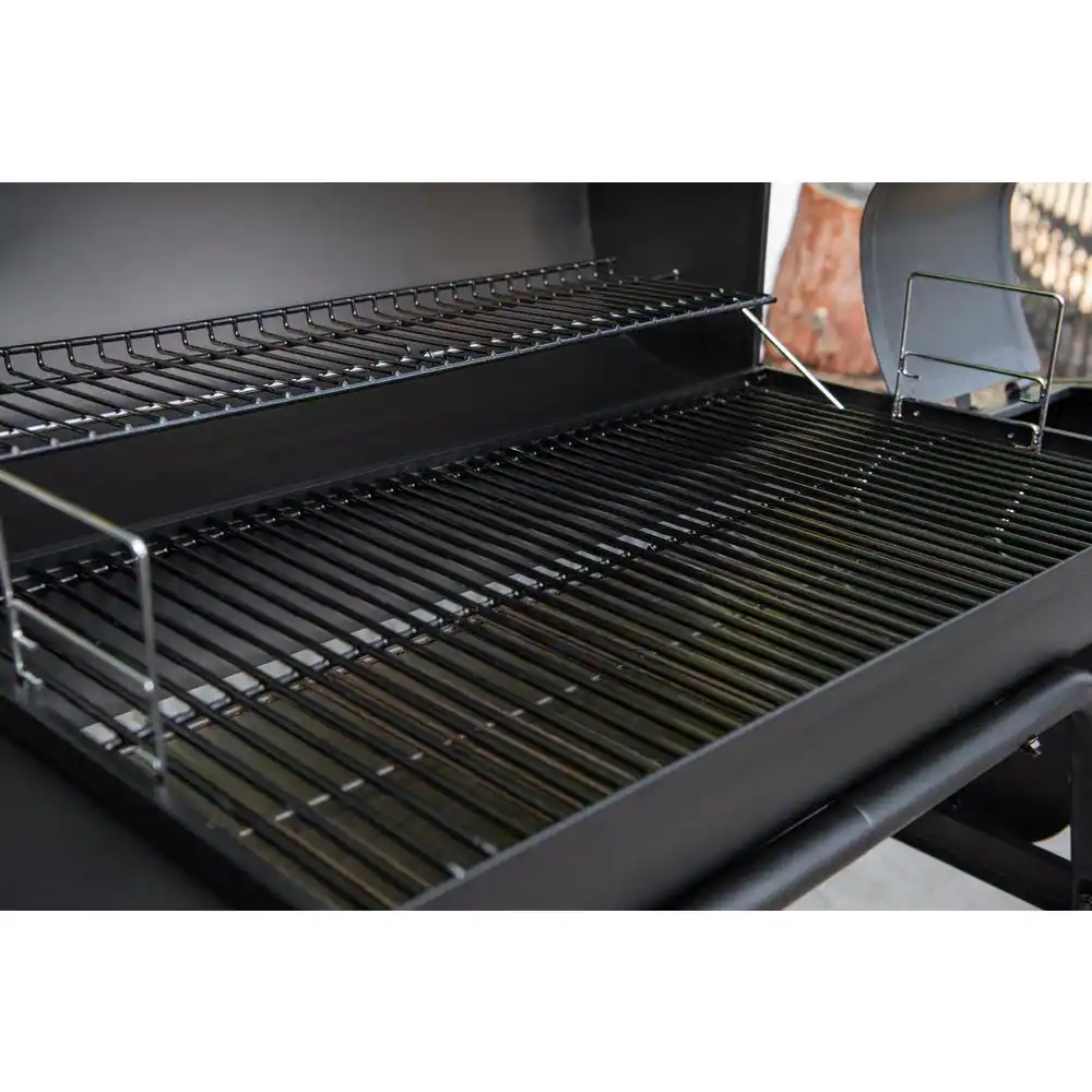 Nexgrill 29 In. Barrel Charcoal Grill/smoker In Black