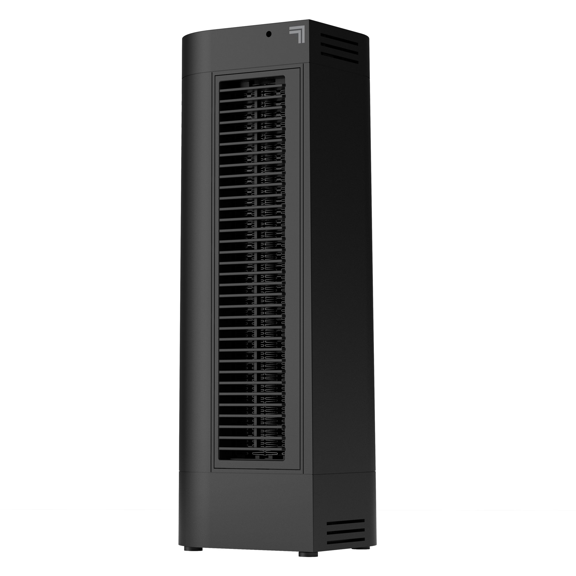 Sharper Image Ceramic 3 Personal Tower Heater. 2 Heat Settings. Black