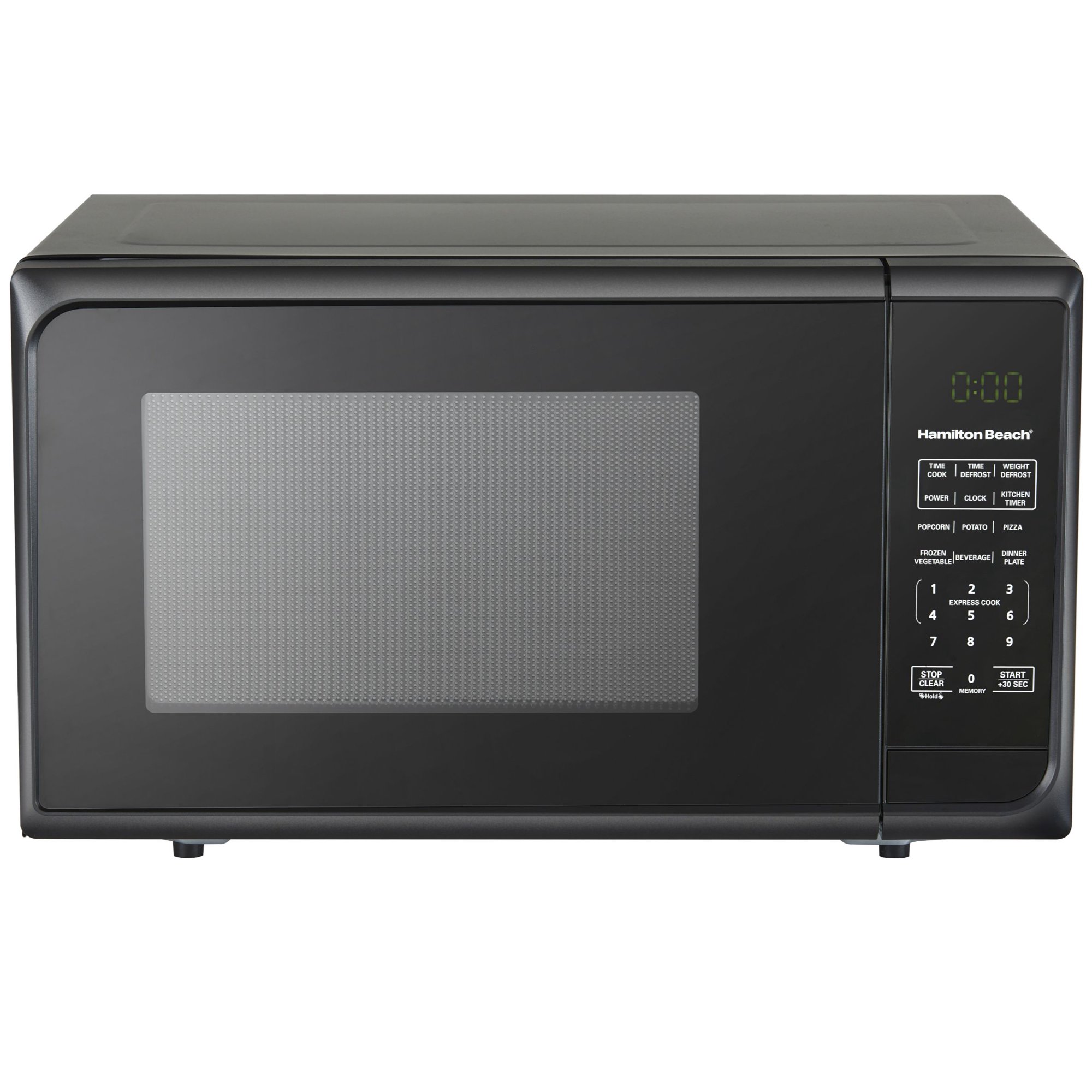 Hamilton Beach 0.9 cu. ft. Matte Black Microwave Oven