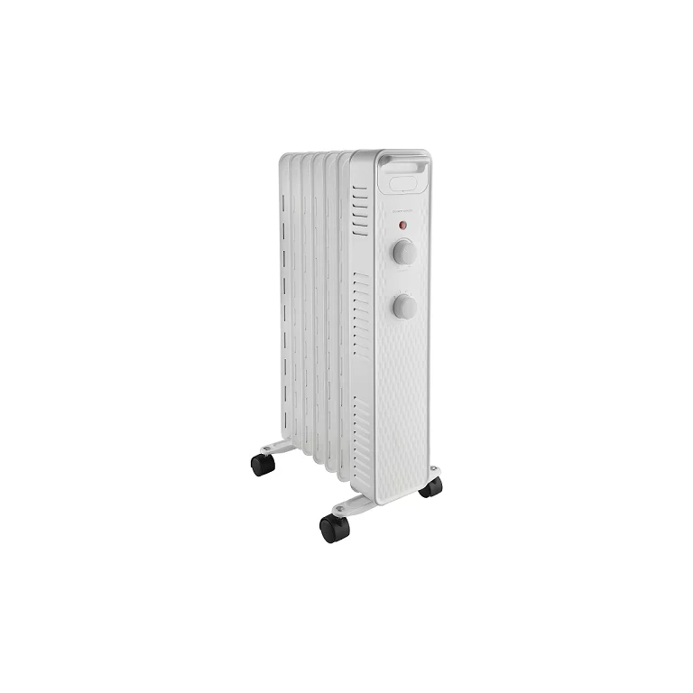 Mainstays 1500W Mechanical Oil Filled Electric Radiant Space Heater. WSH07O2AWW. White