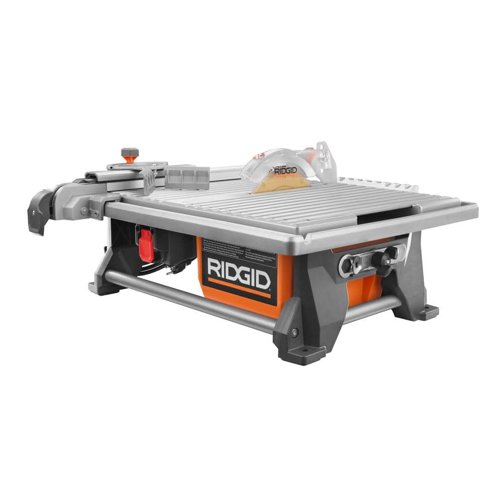 Ridgid 6.5 Amp Corded 7 in. Table Top Wet Tile Saw