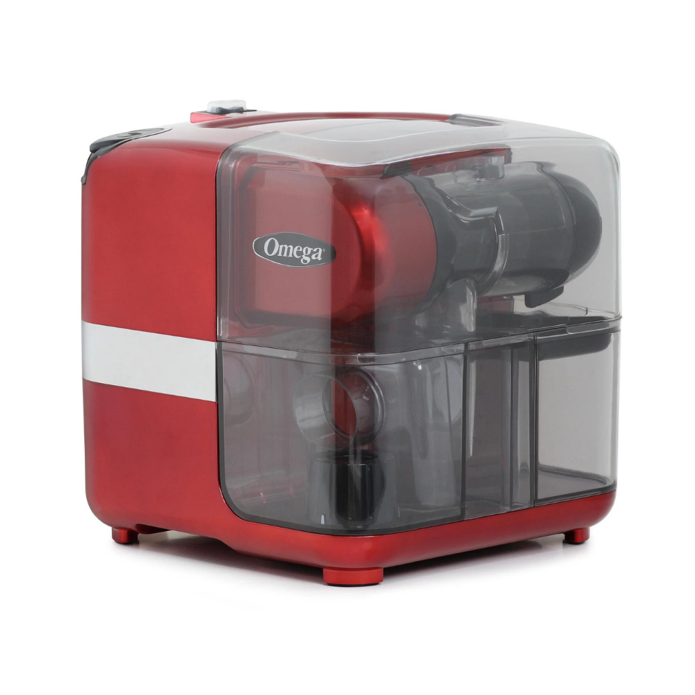 Omega Slow Masticating And Cold Press Juicer. Red JCUBE500RD