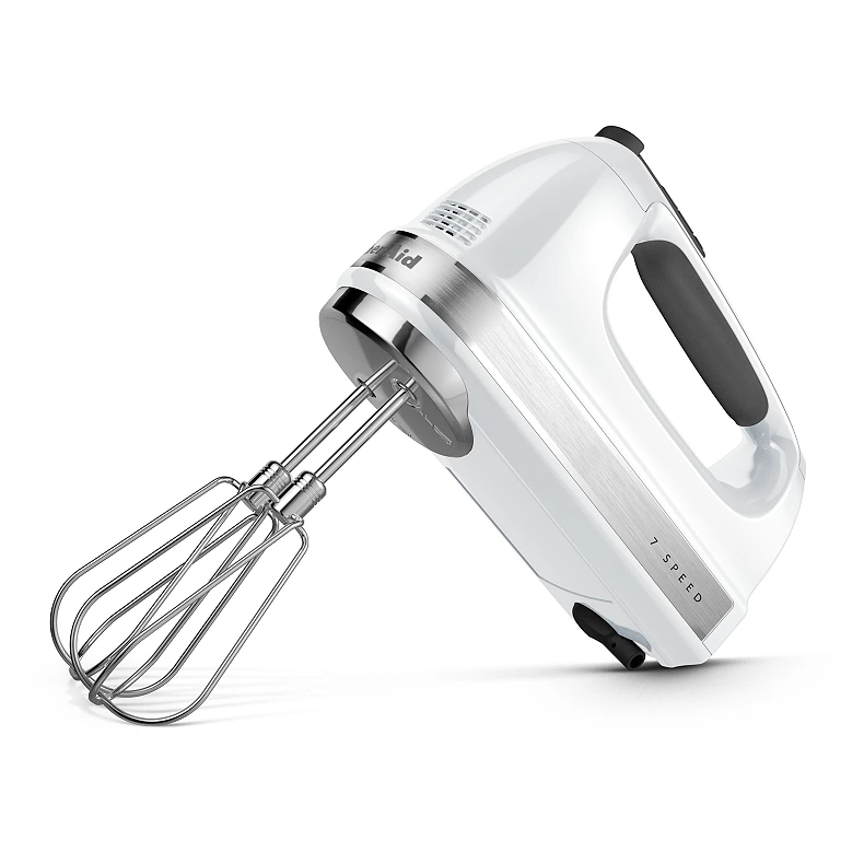 KitchenAid KHM7210 7-Speed Hand Mixer. White
