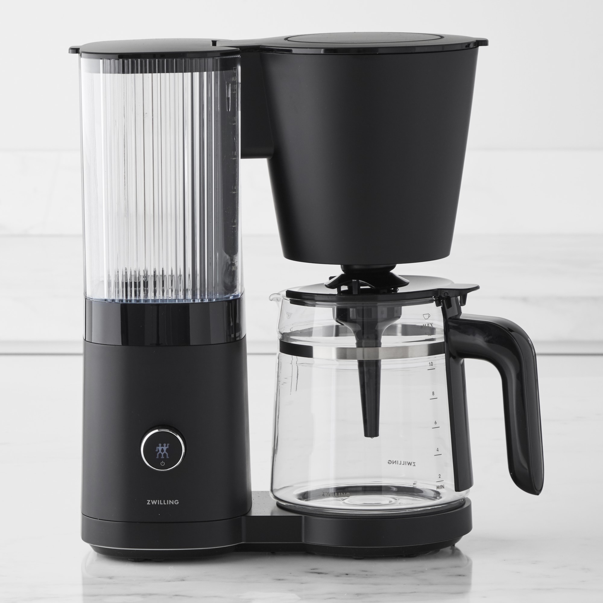 Zwilling Enfinigy Glass Drip Coffee Maker. Black