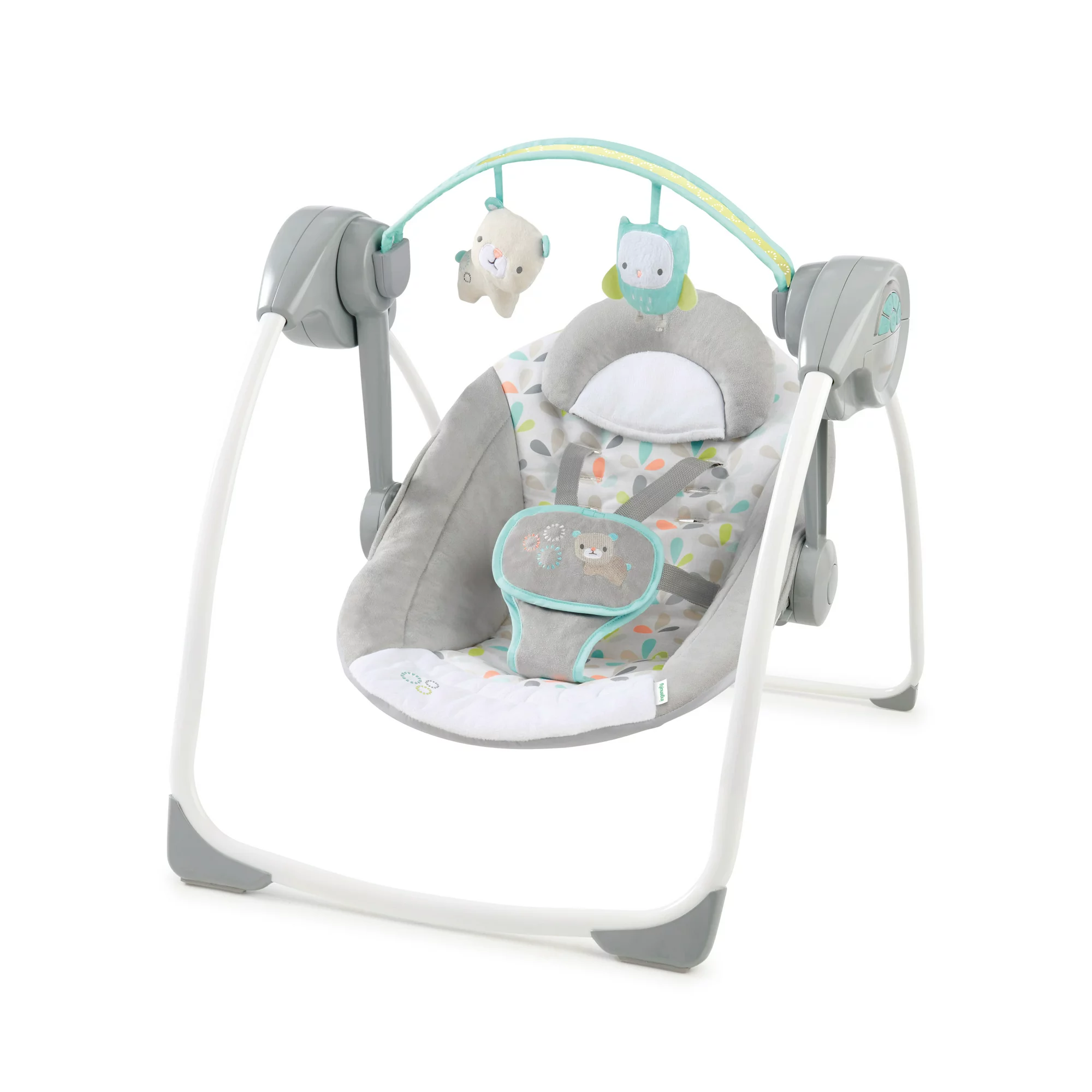 Ingenuity Soothe ‘n Delight 6-Speed Portable Baby Swing with Music - Fanciful Forest