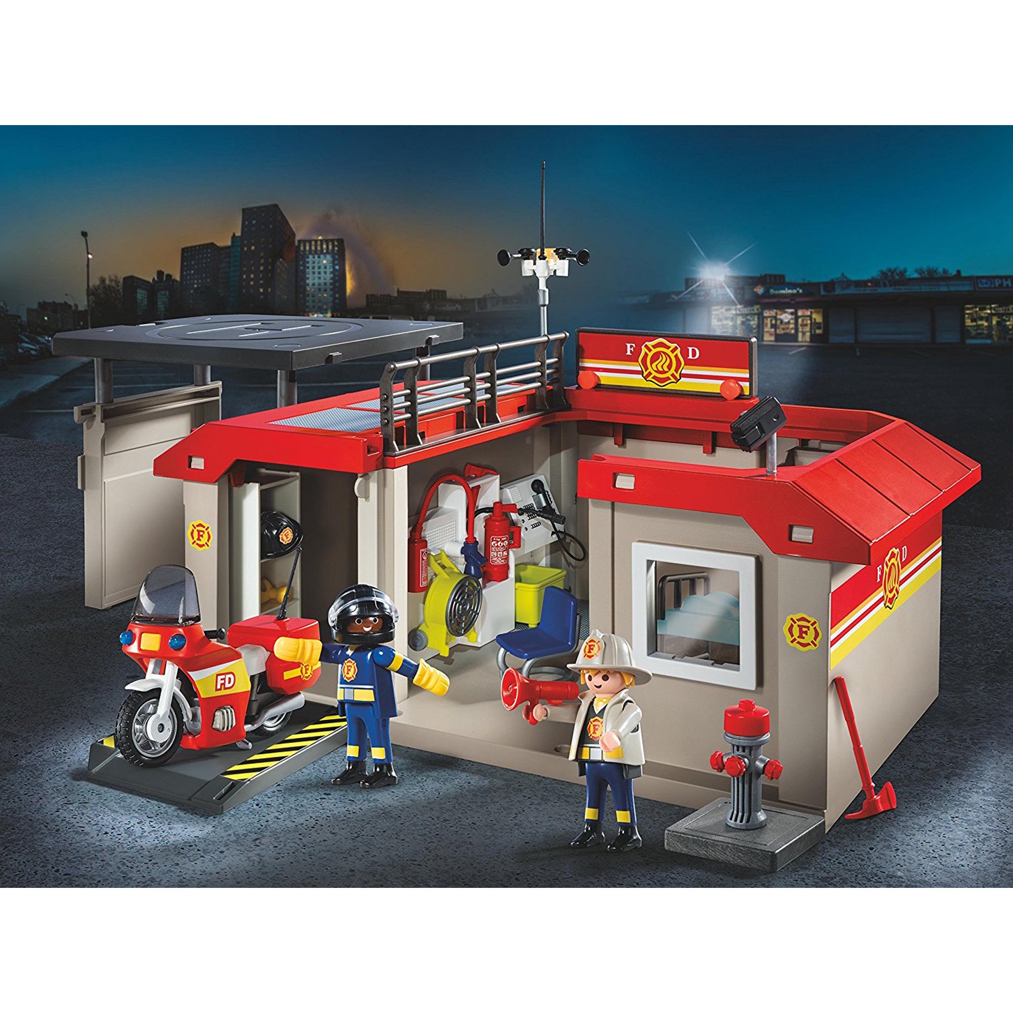 Playmobil Take Along Fire Station