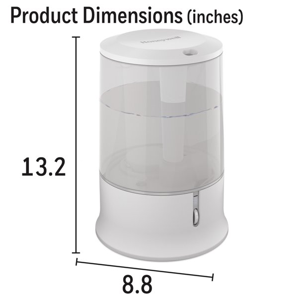 Honeywell Ultra Quiet Cool Mist Humidifier. HUL233W. White
