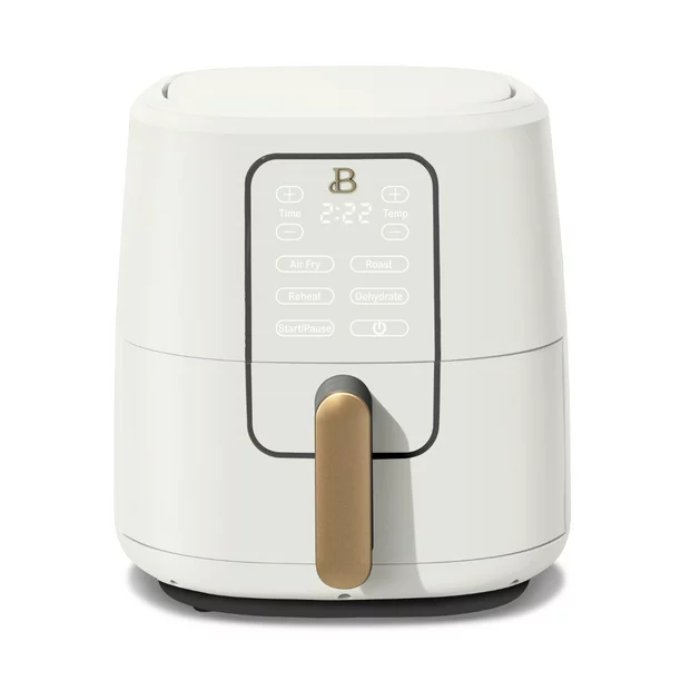 Beautiful 6 Quart Touchscreen Air Fryer. White Icing by Drew Barrymore