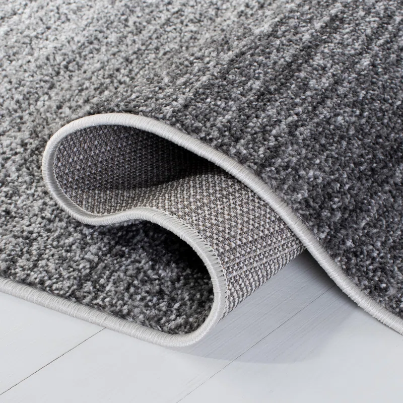 17 Stories Escudero Machine Woven / Power Loomed Performance Gray Rug. Rectangle 10′ x 14′