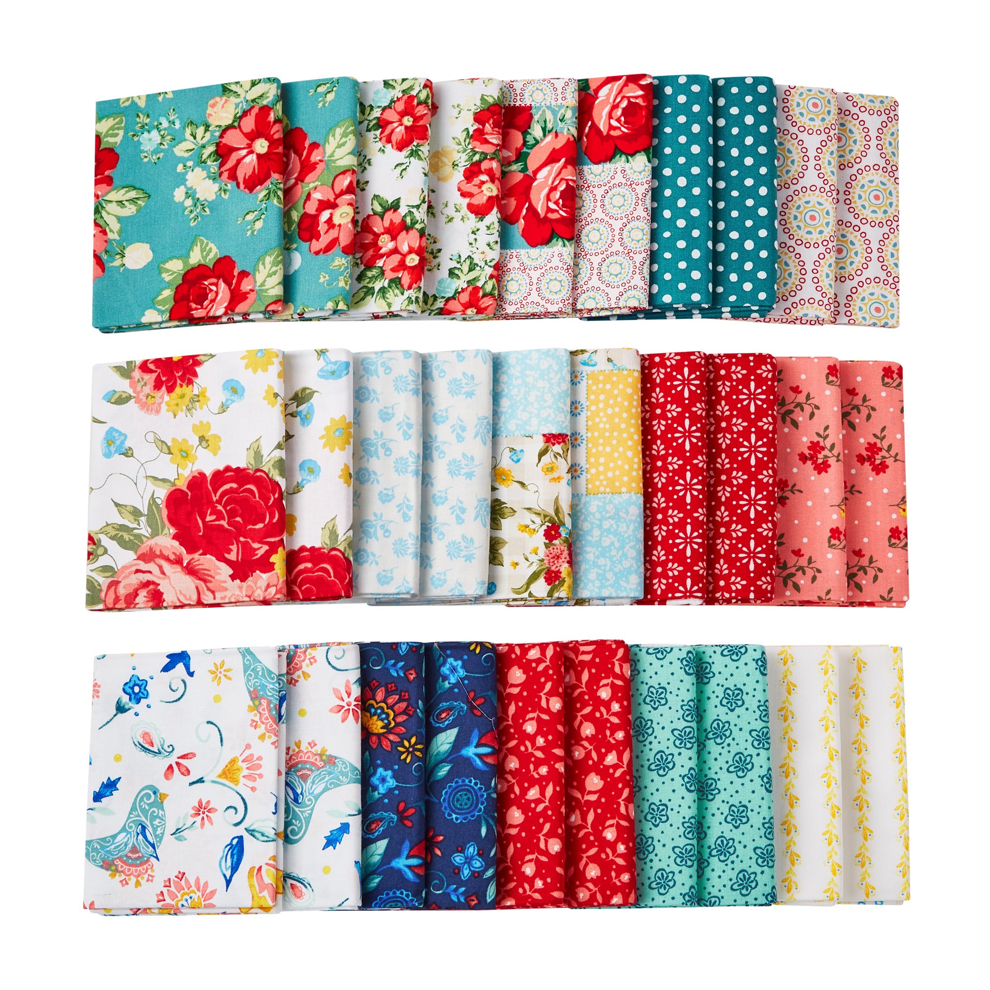 The Pioneer Woman 21″ X 18″ Fat Quarter Cotton Precut Bundle Multi-Color. 30 Pieces (Copy) (Copy)