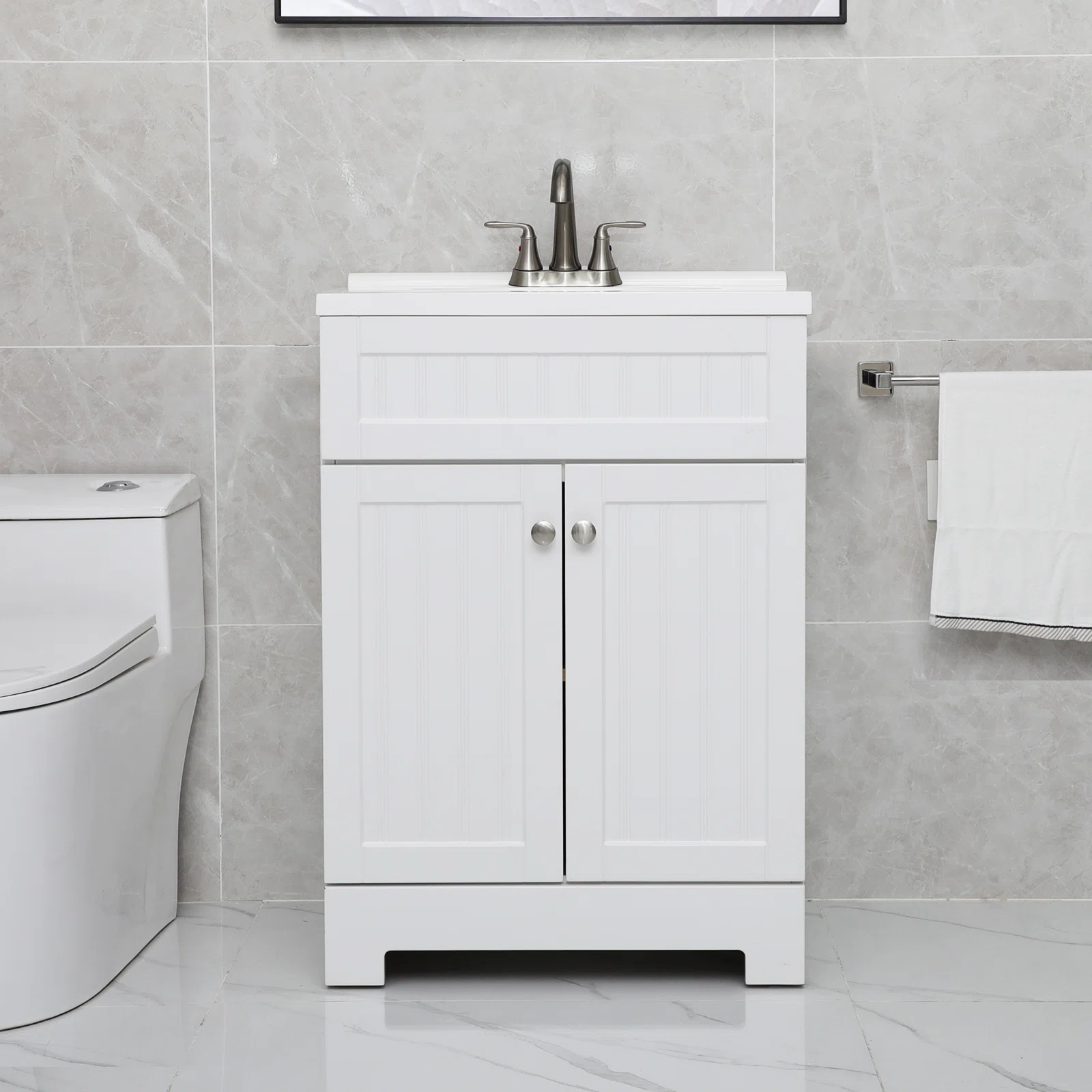 Winston Porter Eulina 24” Free-standing Single Bathroom Vanity