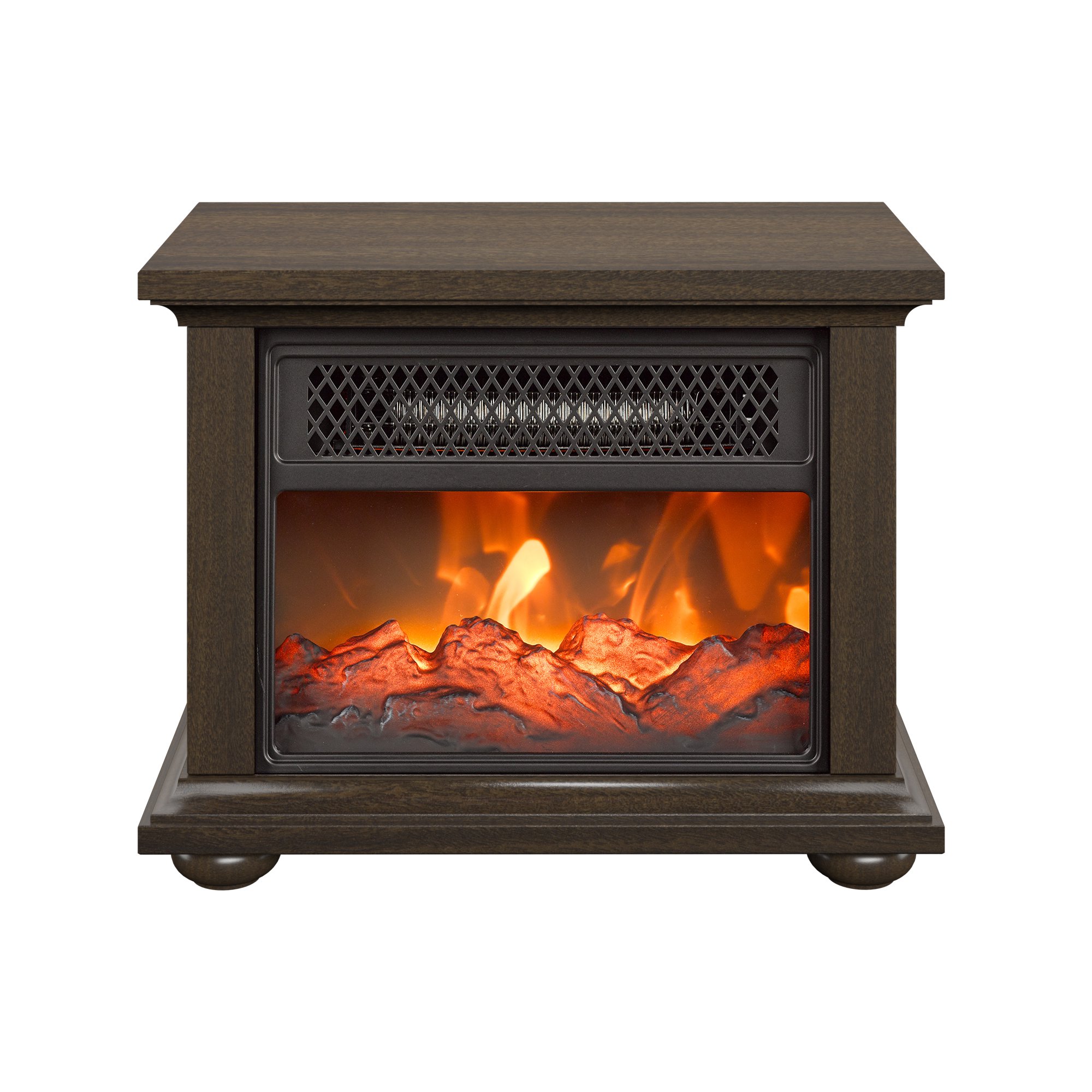 Duraflame Compact Traditional Tabletop Electric Heater with Realistic Flames. Stanton Birch