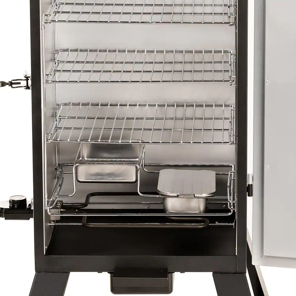 Masterbuilt 30 in. Analog Electric Smoker In Black With 3 Racks