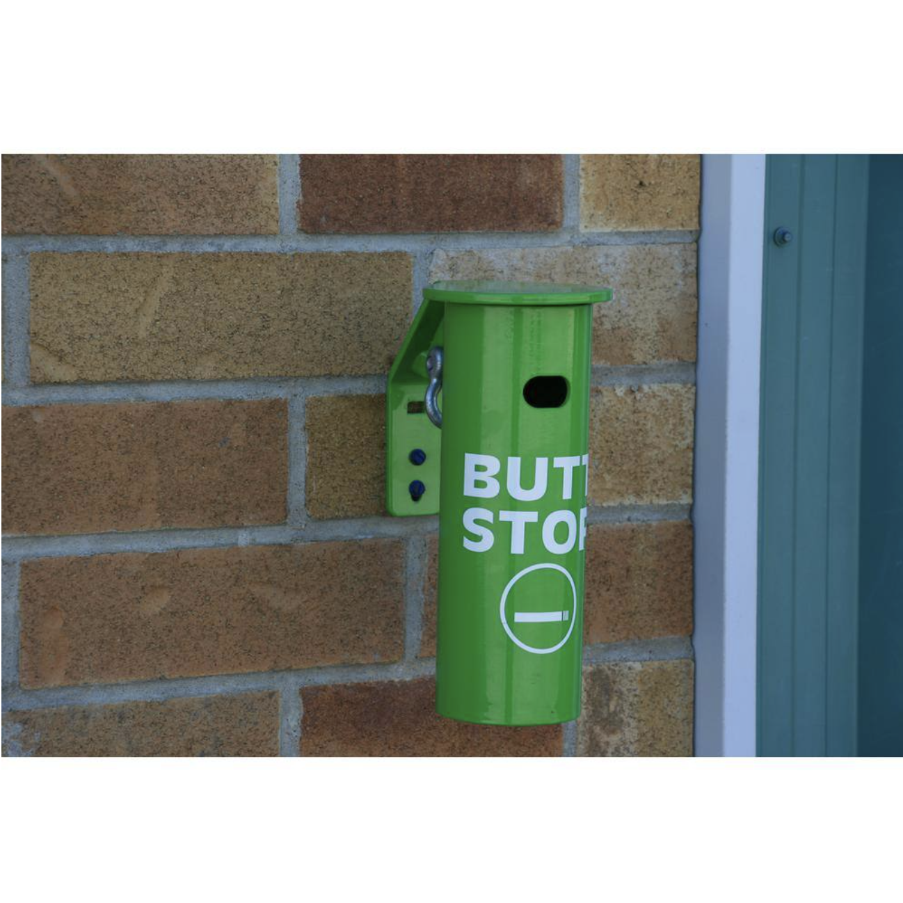 Paris 96 cu. in. Green Side Mounted Ash Receptacle