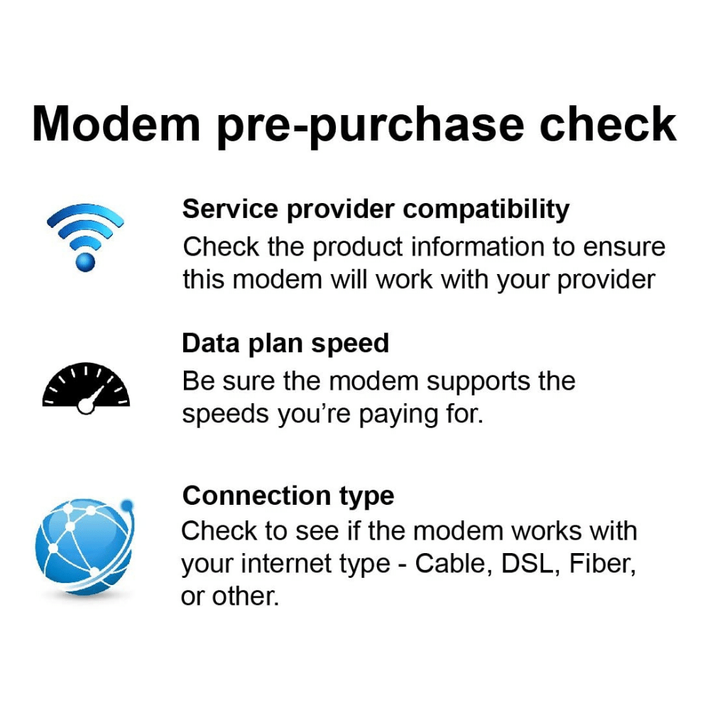 Netgear AC1750 DOCSIS 3.0 WiFi Cable Modem Router Combo. Black