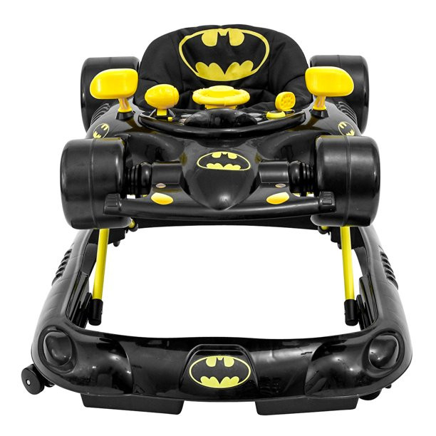 KidsEmbrace DC Comics Supportive Batman Superhero Baby Batmobile Walker. Black