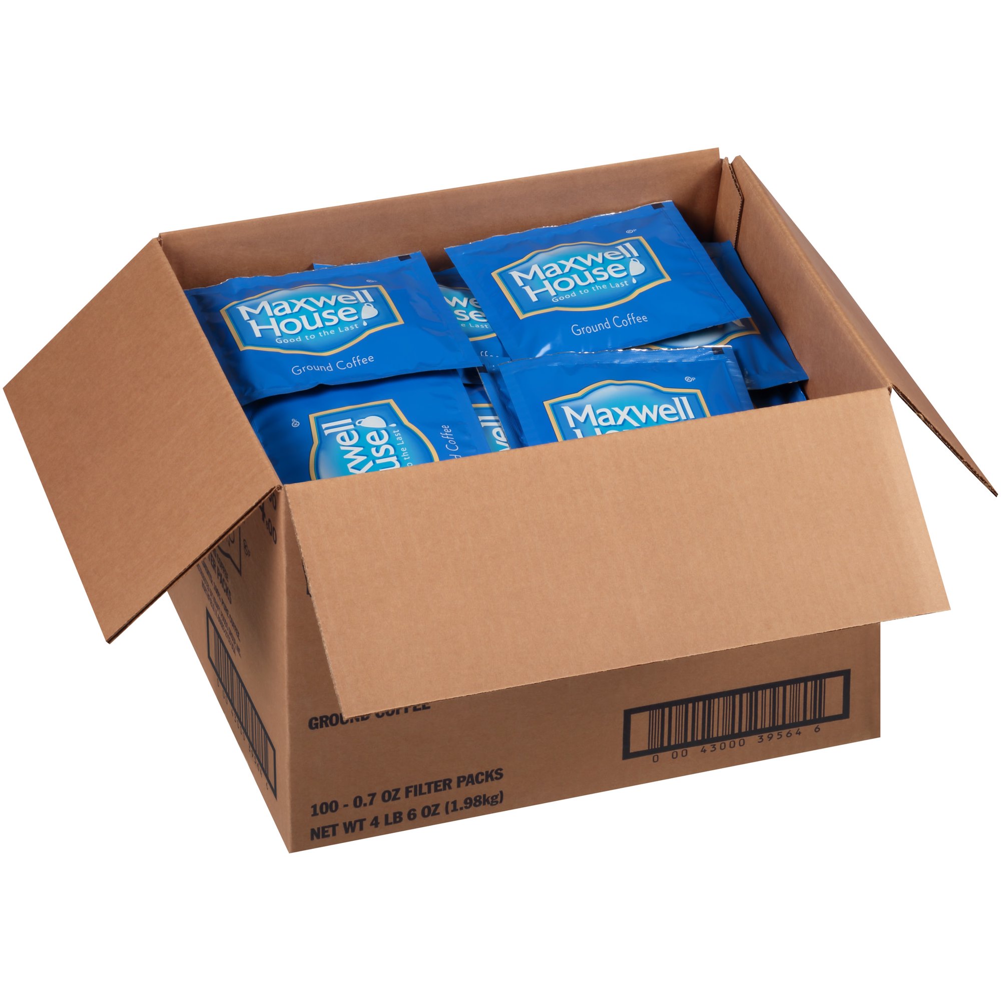 Maxwell House Ground Coffee Filter Packs. 0.7 oz. Packets. 100 per Case