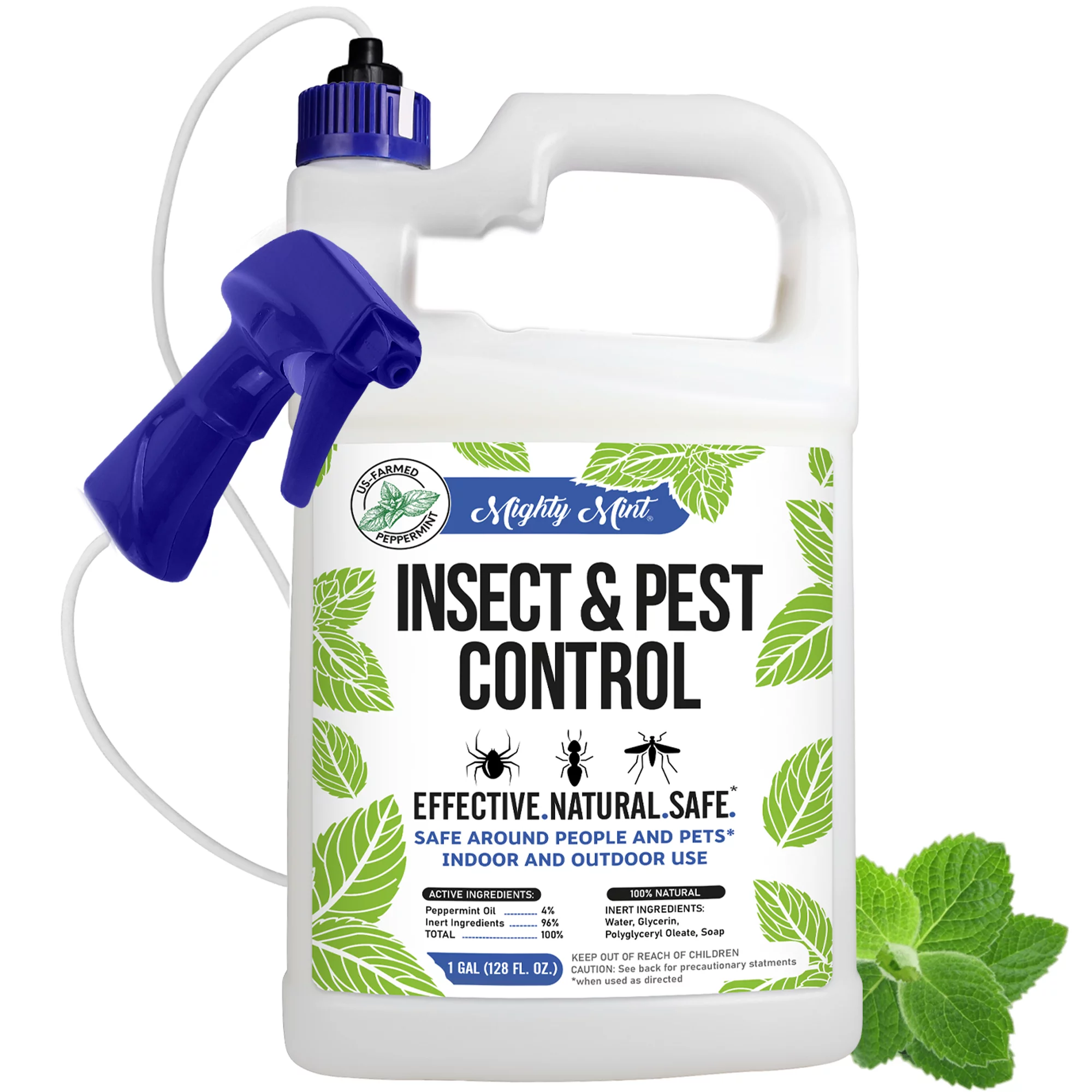 Mighty Mint Gallon (128 oz) Insect & Pest Control Peppermint Oil Spray